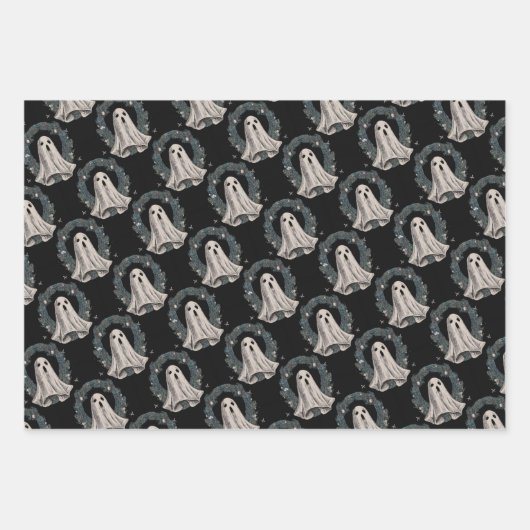 Spookachtige Gothic vakantie cadeau wrap Papier G Inpakpapier Vel (Voorkant)