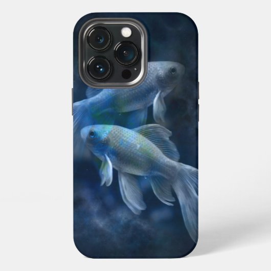 Spookachtige Goudvis iPhone Hoesje (Achterkant)