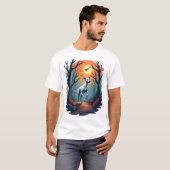 Spookachtige Greyhound Dash T-shirt (Voorkant volledig)