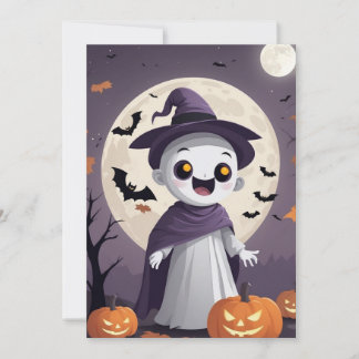 Spookachtige Groeten – Cadeaubon voor Halloween Feestdagenkaart