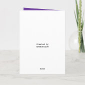 "Spookachtige groeten!" Dubbele wenskaart Kaart (Achterkant)