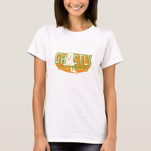 Spookachtige Groeten T-shirt (Voorkant)