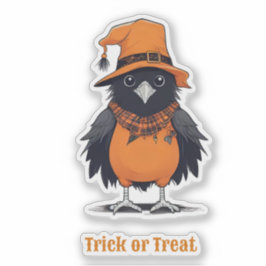 Spookachtige Halloween-dieren in vermomming Sticker