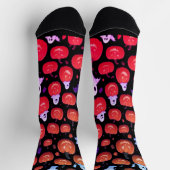Spookachtige Halloween Fun Sokken Roze (Top)