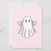 Spookachtige Halloween Geest Kaart (Achterkant)