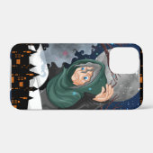 Spookachtige Heks & Geheime Huis Halloween🌙 Case-Mate iPhone Case (Achterkant (horizontaal))