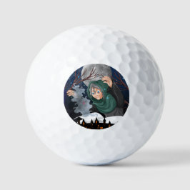 Spookachtige Heks & Geheime Huis Halloween🌙 Golfballen