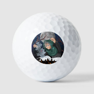 Spookachtige Heks & Geheime Huis Halloween🌙 Golfballen