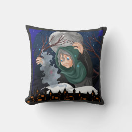 Spookachtige Heks & Geheime Huis Halloween🌙 Kussen