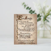 Spookachtige heksen spellen Halloween Holiday Brie Feestdagenkaart (Staand voorkant)