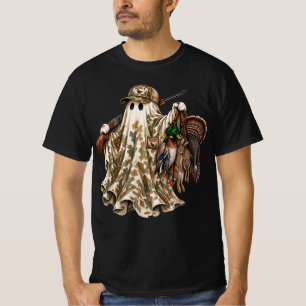 Spookachtige jacht geestelijke wilde eend konijn k t-shirt