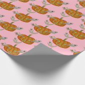 spookachtige lantaarn cadeaupapier (Hoek)