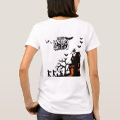 Spookachtige Lantaarn Parade wit T-shirt (Achterkant)