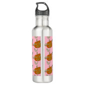 spookachtige lantaarn waterfles  (Achterkant)