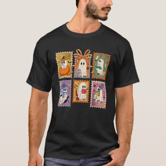 Spookachtige leraar Halloween Ghost Coquette Bow T T-shirt