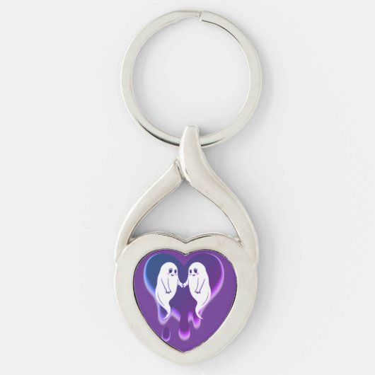 Spookachtige Liefde Sleutelhanger (Voorkant)