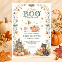 Spookachtige Little Boo Halloween Baby Shower Uitn