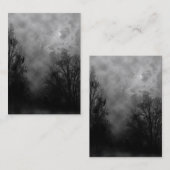 Spookachtige lucht met Ravens Visitekaartje (Voorkant / Achterkant)