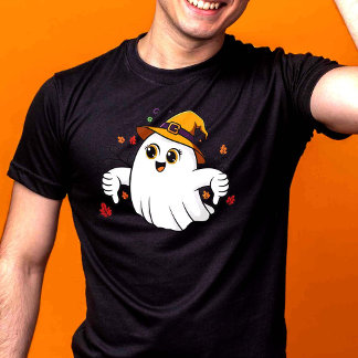 Spookachtige maar Sassy Geest – Halloween Duim Oml T-shirt