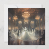 Spookachtige maskerade bal: Etherische maskerade Kaart (Voorkant)