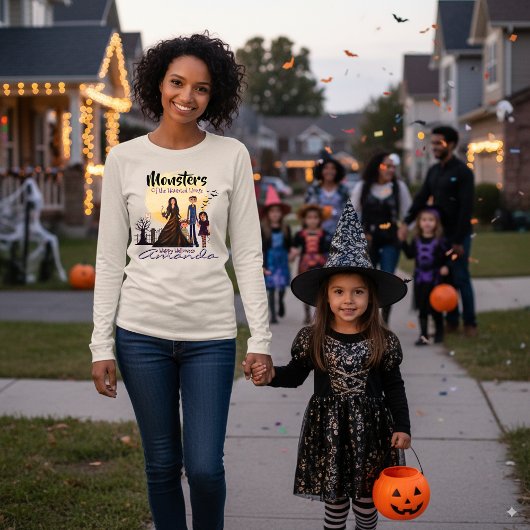 Spookachtige monsters van het spookhuis Tri-Blend shirt