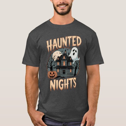 Spookachtige nachten: Spooky Halloween T-shirt (Voorkant)