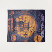 Spookachtige nachten wachten! wandkleed (Voorkant (horizontaal))