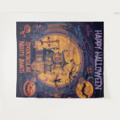 Spookachtige nachten wachten! wandkleed (Voorkant (horizontaal))