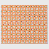 Spookachtige oogballen cadeaupapier (Vlak)