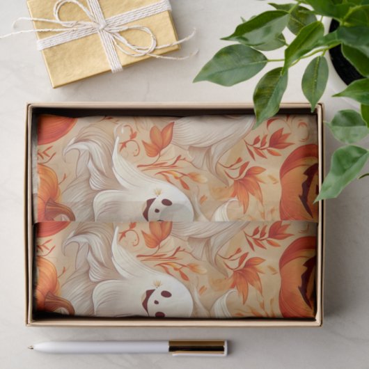 Spookachtige pompoen fluistert tissuepapier (Geschenk)