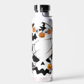 Spookachtige pompoengloed waterfles (Links)