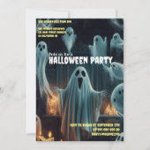 Spookachtige samenkomst Halloween Spooky Haunted H Kaart (Voorkant)