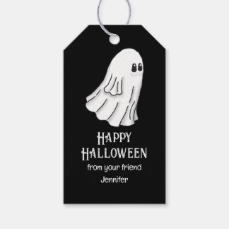 Spookachtige & Schattige Geesten Cadeaulabel