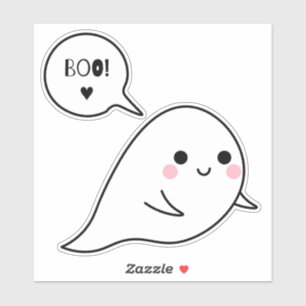 Spookachtige & Schattigee geest Sticker
