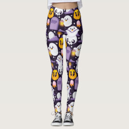 Spookachtige Schattigee geesten Halloween Leggings