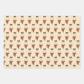 Spookachtige Schattigee Ghost Burnt Sinaasappel & Inpakpapier Vel (Voorkant 2)