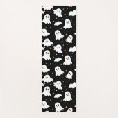 Spookachtige Schattigee Halloween Ghost Cloudy Sta Yogamat (Voorkant)