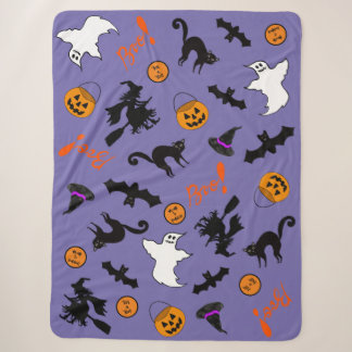 Spookachtige Schattigee Halloween Sherpa Fleece Bl Deken