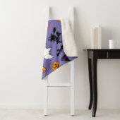Spookachtige Schattigee Halloween Sherpa Fleece Bl Deken (In situ)
