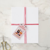 Spookachtige Schattigee Halloween spookhuizen Cadeaulabel (Met Touw)