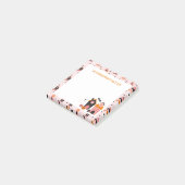 Spookachtige Schattigee Halloween spookhuizen Post-it® Notes (Schuin)