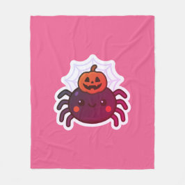 Spookachtige Schattigee Kawaii Halloween Spider Fleece Deken