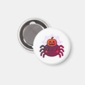 Spookachtige Schattigee Kawaii Halloween Spider Magneet (Voorkant / Achterkant)
