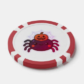 Spookachtige Schattigee Kawaii Halloween Spider Poker Chips (Enkel)