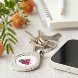 Spookachtige Schattigee Kawaii Halloween Spider Sleutelhanger