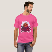 Spookachtige Schattigee Kawaii Halloween Spider T-shirt (Voorkant volledig)
