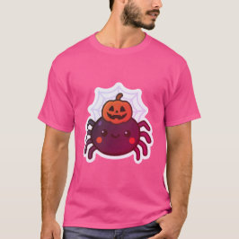 Spookachtige Schattigee Kawaii Halloween Spider T-shirt