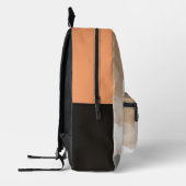 Spookachtige Schattigee Waterverf Halloween Witch  Bedrukte Rugzak (Links)