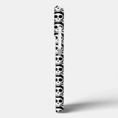 Spookachtige schedel op een zwarte achtergrond Case-Mate iPhone case (Achterkant / Links)