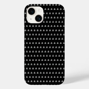 Spookachtige schedel op een zwarte achtergrond Case-Mate iPhone 14 hoesje